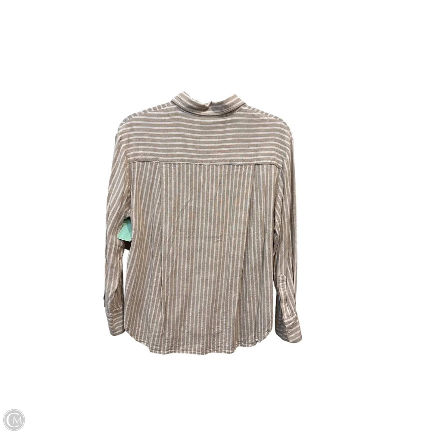 Top Long Sleeve By Clothes Mentor In Beige, Size: S