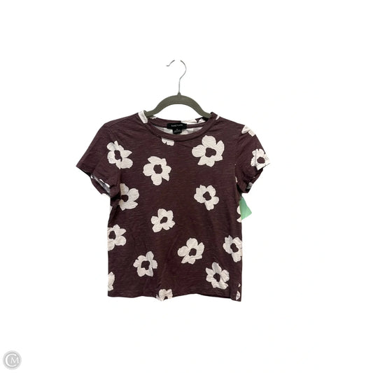 Top Short Sleeve By Sanctuary In Brown, Size: Xs
