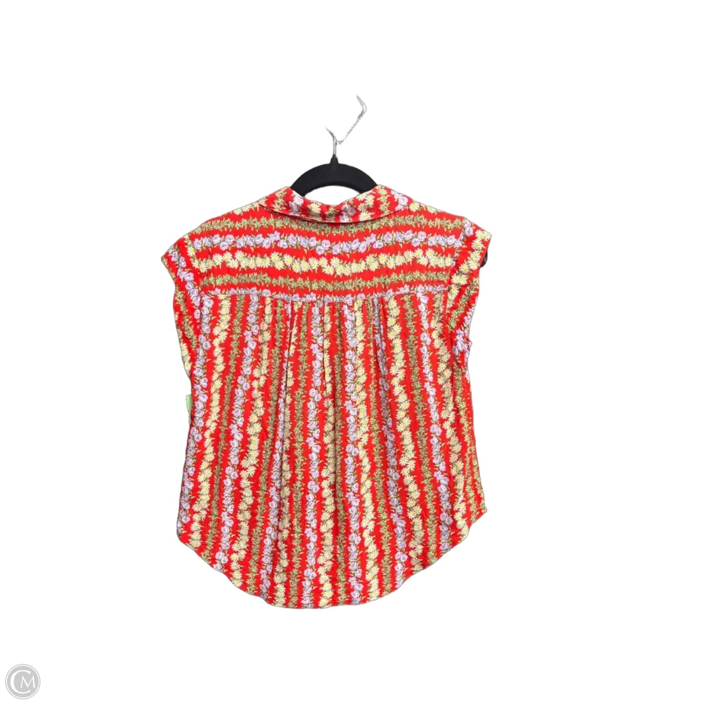 Top Sleeveless By Anthropologie In Red, Size: Xs