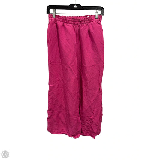 Pants Linen By H&m In Purple, Size: S