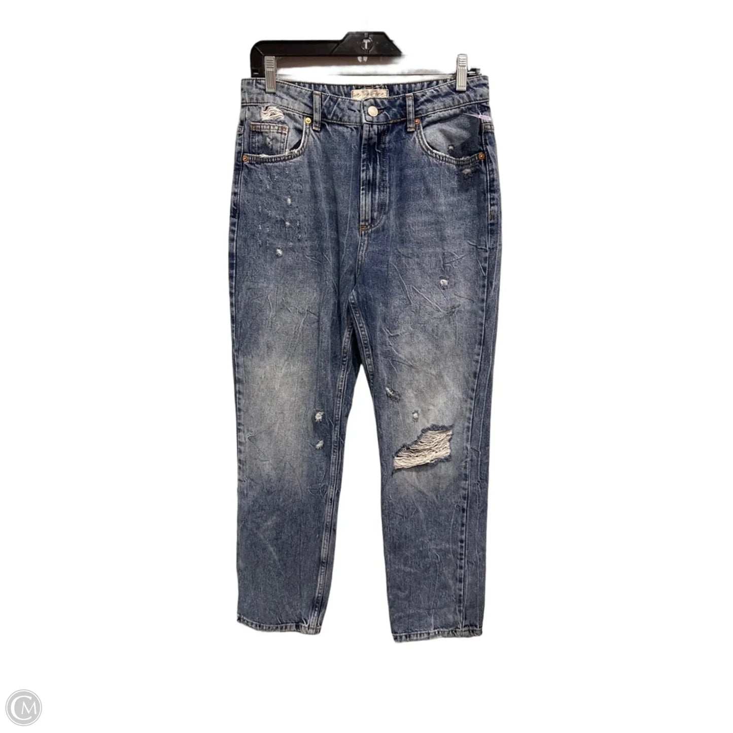 Jeans Straight By We The Free In Blue Denim, Size: 6