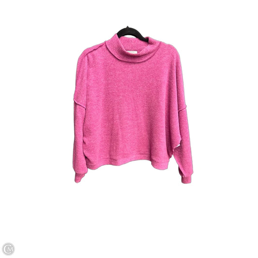 Sweater By Zenana In Purple, Size: L