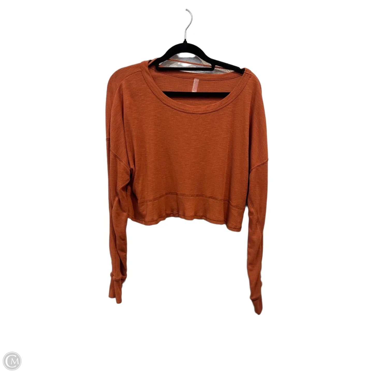Top Long Sleeve By Free People In Brown, Size: S
