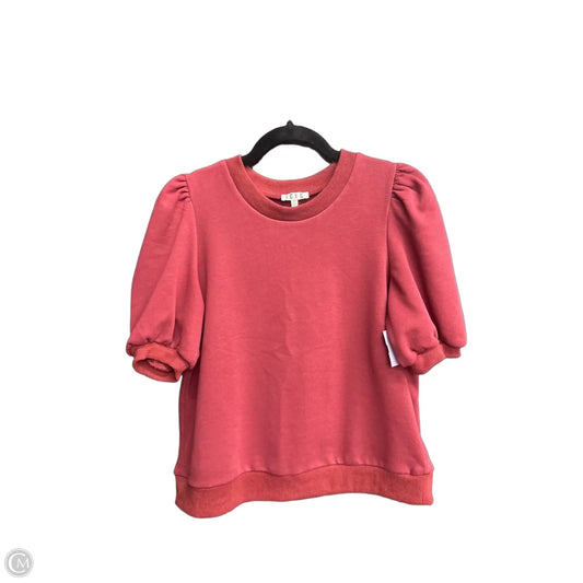 Top Short Sleeve By Tcec In Red, Size: M