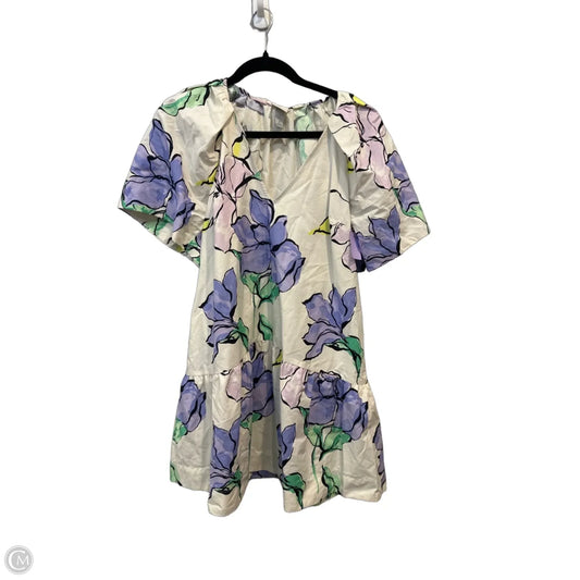 Dress Casual Midi By A New Day In Green & Purple, Size: S