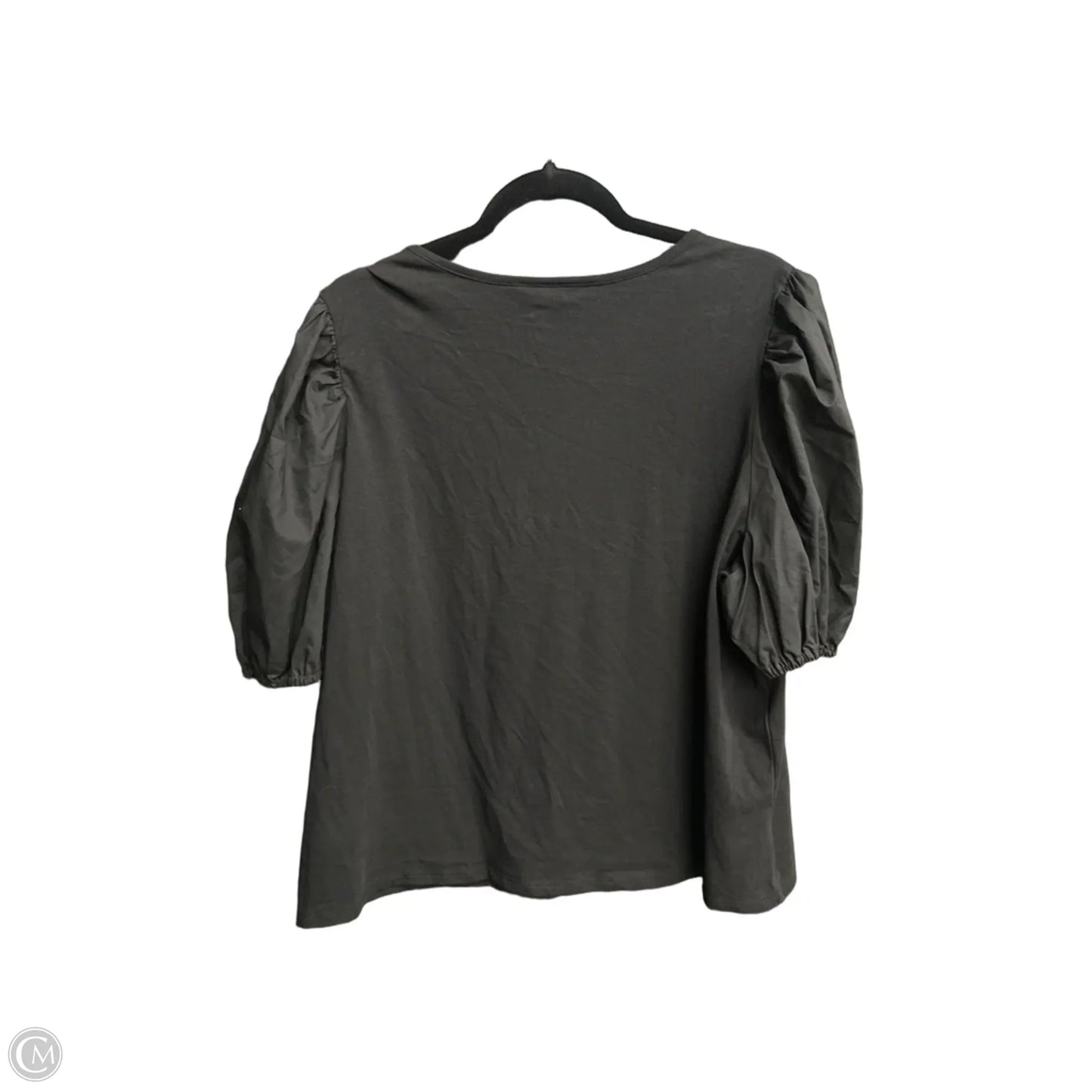 Top Short Sleeve By H&m In Black, Size: 2x