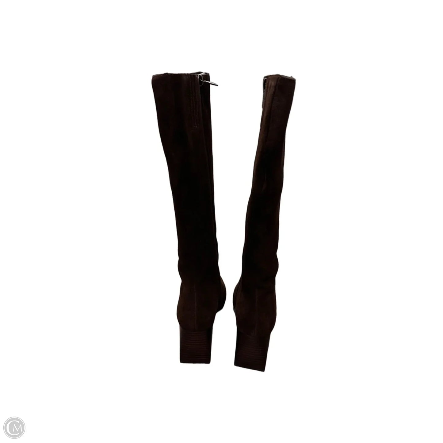 Boots Mid-calf Heels By Blondo In Brown, Size: 9
