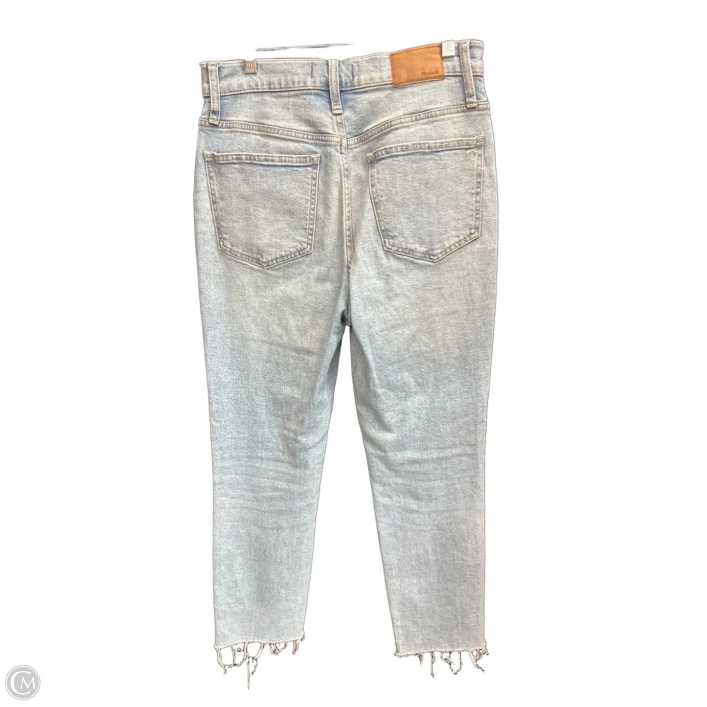 Jeans Straight By Madewell In Blue Denim, Size: 4