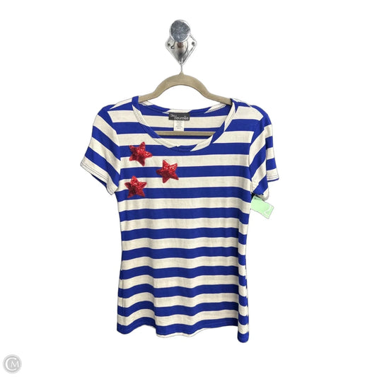 Top Short Sleeve By Clothes Mentor In Striped Pattern, Size: S