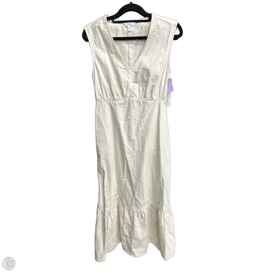 Dress Casual Maxi By Time And Tru In Cream, Size: Xs