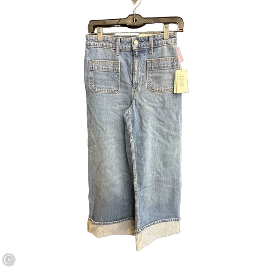 Jeans Straight By Free Assembly In Blue Denim, Size: 2