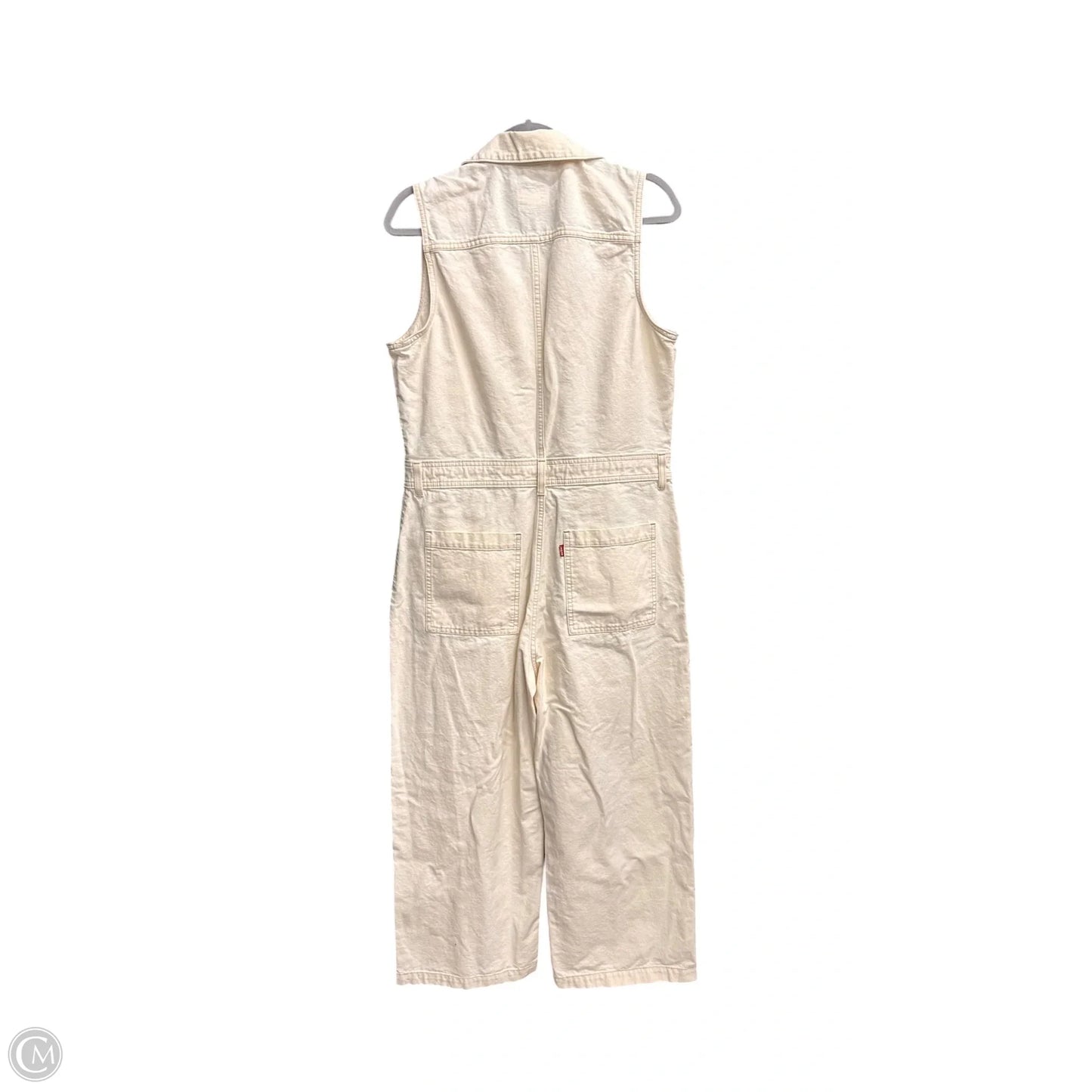 Jumpsuit By Levis In Cream, Size: L