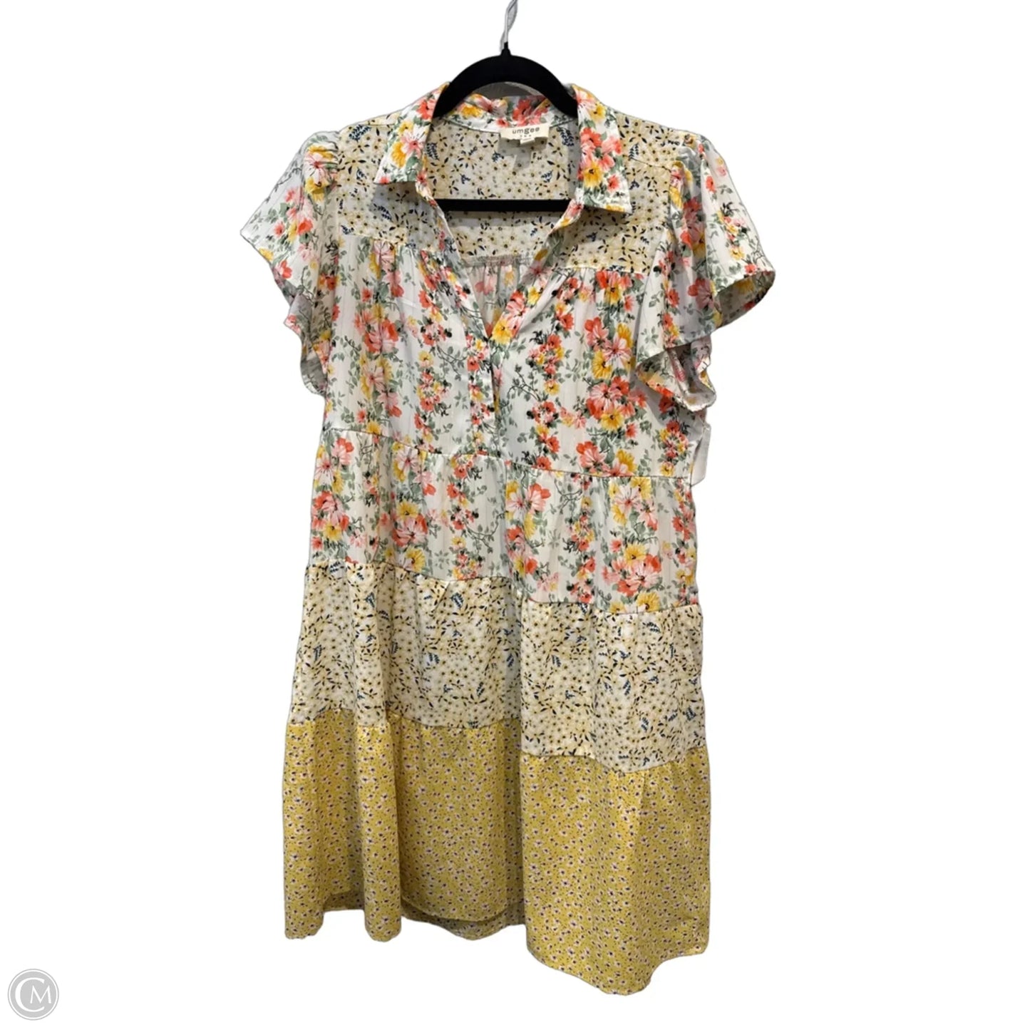 Dress Casual Short By Umgee In Floral Print, Size: M