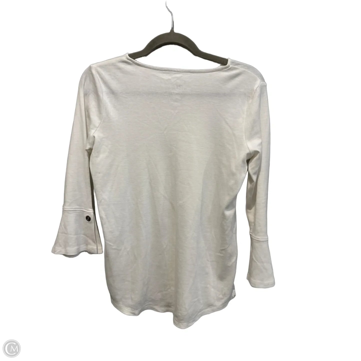 Top Long Sleeve Basic By J. Jill In White, Size: Xs