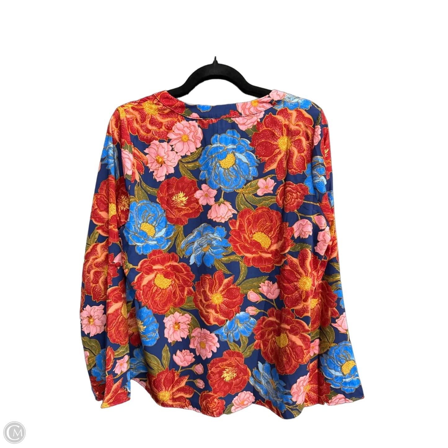 Top Long Sleeve By Emily Wonder In Floral Print, Size: S