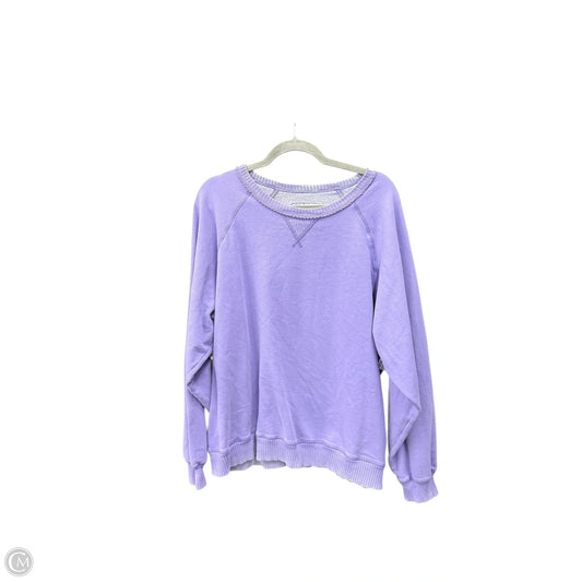 Sweatshirt Crewneck By American Eagle In Purple, Size: Xl