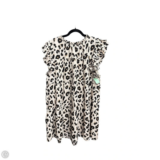 Dress Casual Short By Jodifl In Animal Print, Size: 2x