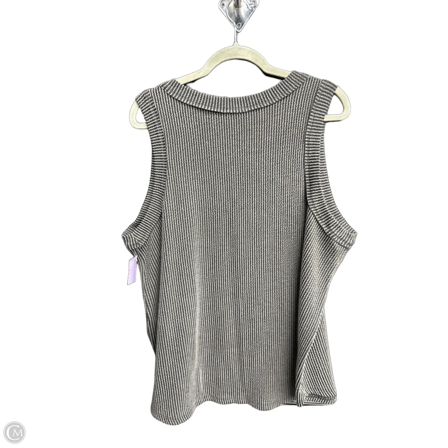 Top Sleeveless By Maurices In Grey, Size: Xl