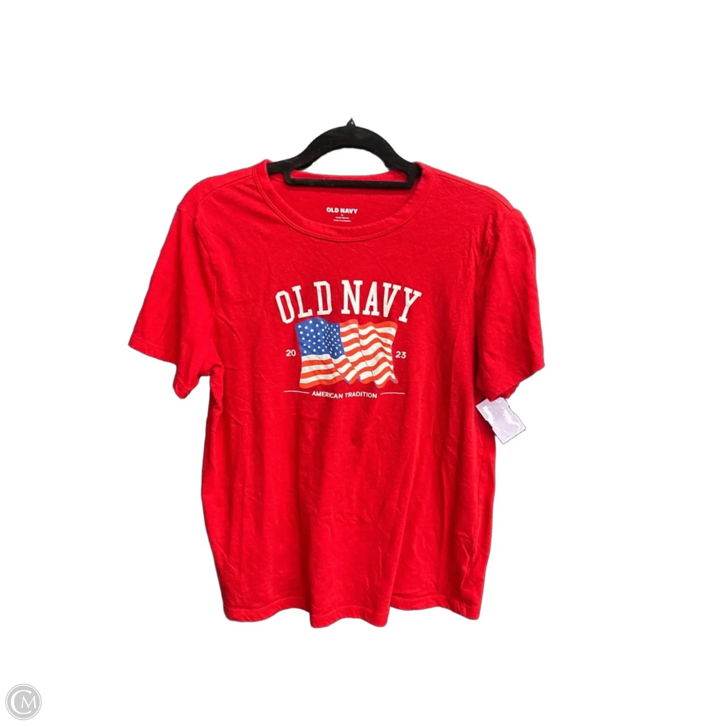 Top Short Sleeve Basic By Old Navy In Red, Size: S