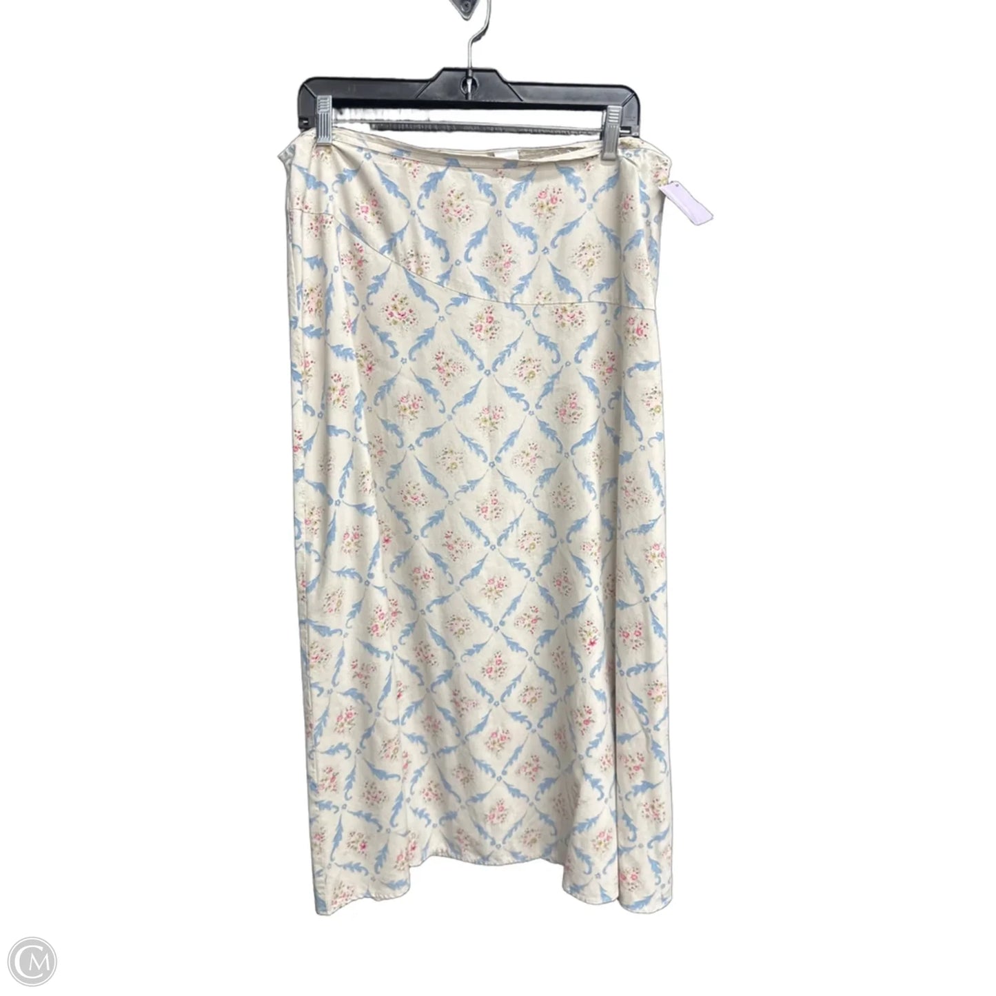 Skirt Midi By Liz Claiborne In Floral Print, Size: 14