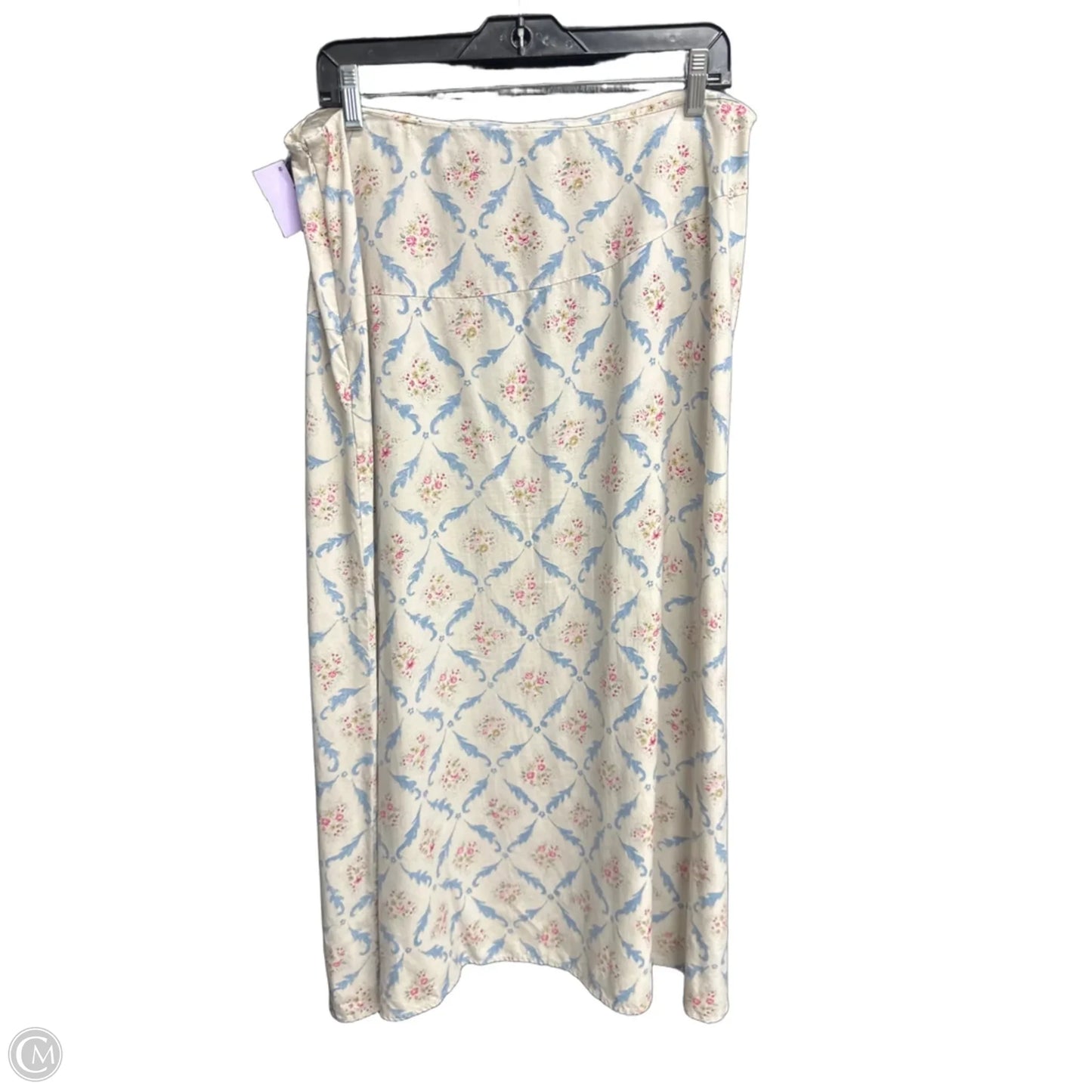 Skirt Midi By Liz Claiborne In Floral Print, Size: 14