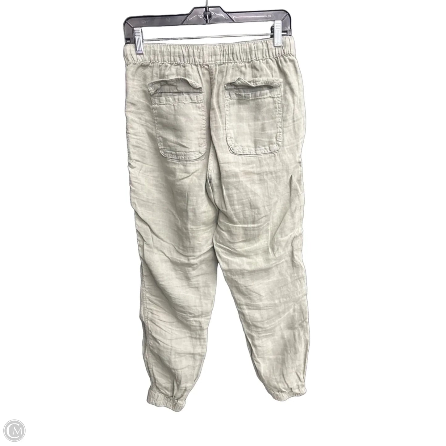Pants Linen By C And C In Green, Size: 8
