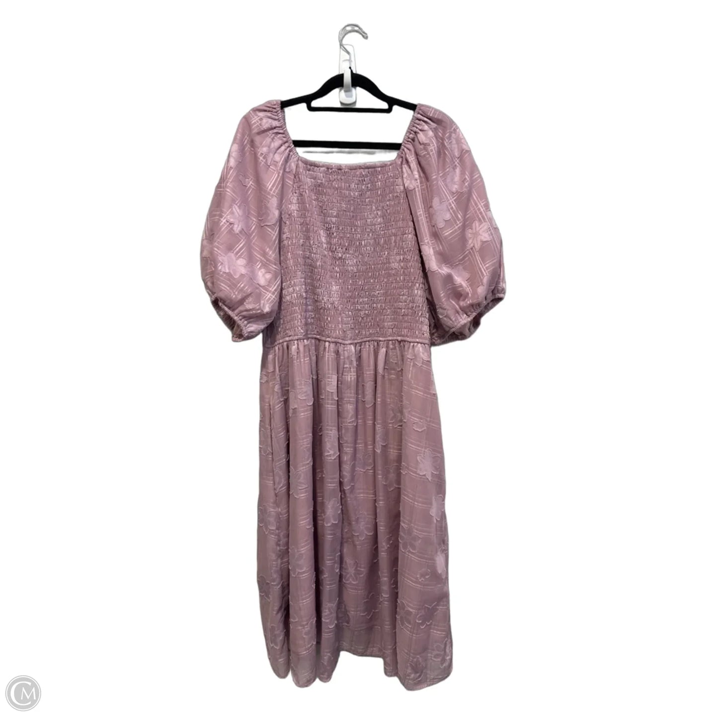 Dress Casual Midi By Polagram In Purple, Size: Xl