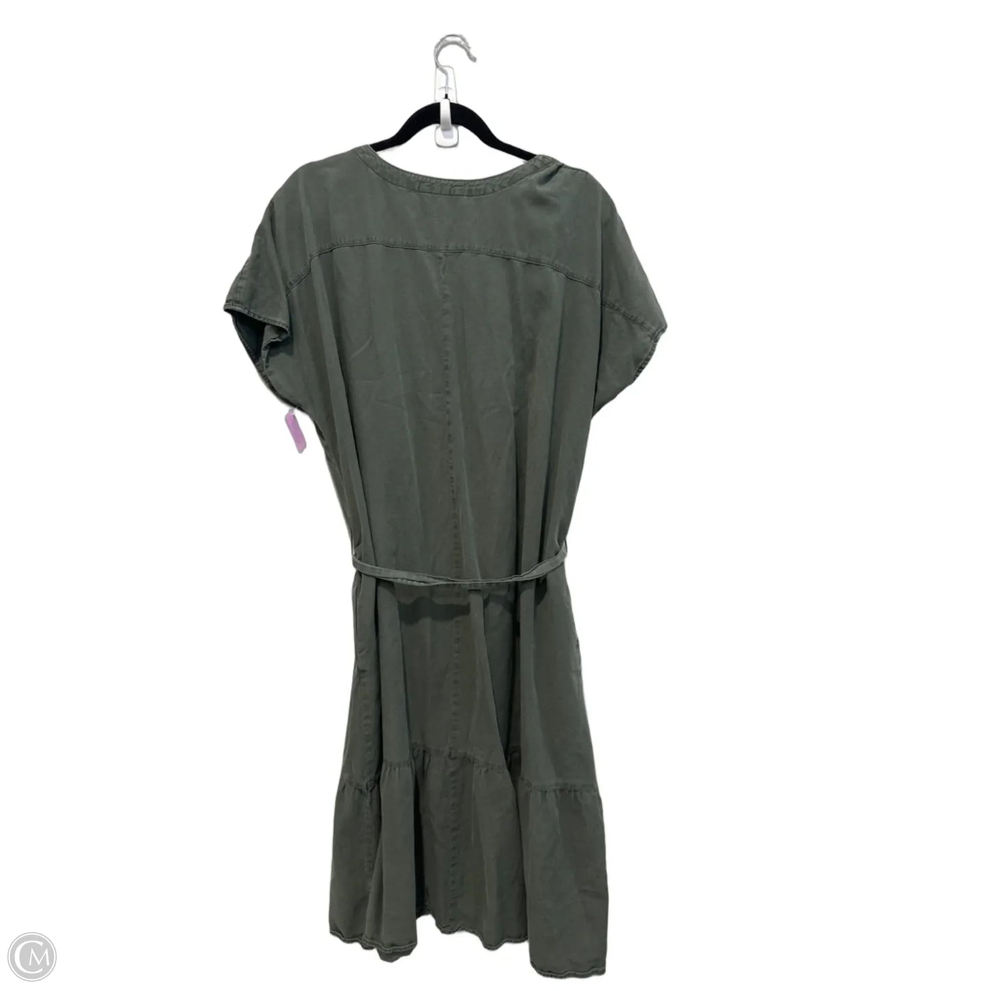 Dress Casual Midi By Terra & Sky In Green, Size: Xl