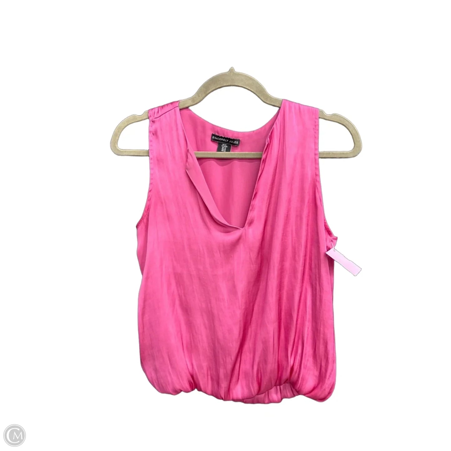 Top Sleeveless By Sincerely Jules In Pink, Size: M