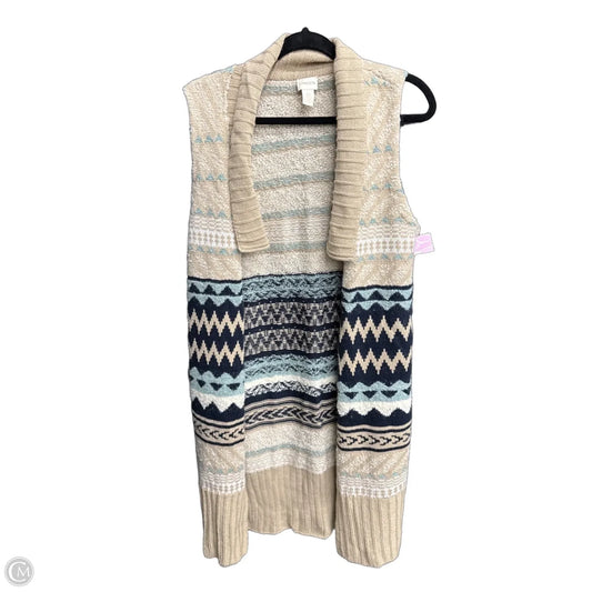 Sweater Cardigan By Chicos In Multi-colored, Size: S