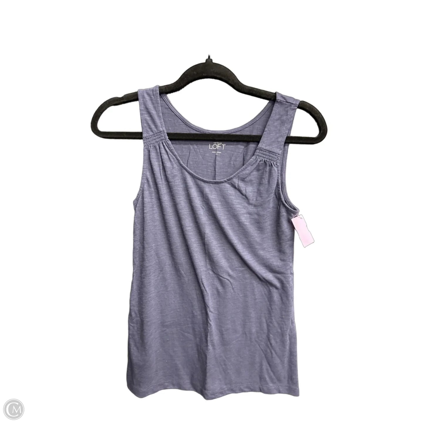Top Sleeveless By Loft In Navy, Size: Xs