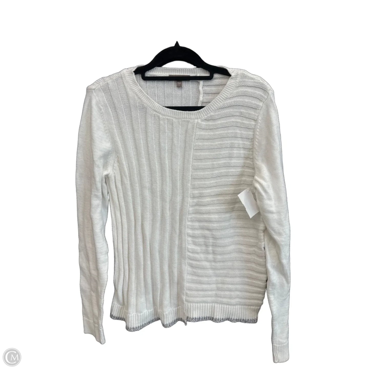 Sweater By Lilla P In White, Size: L