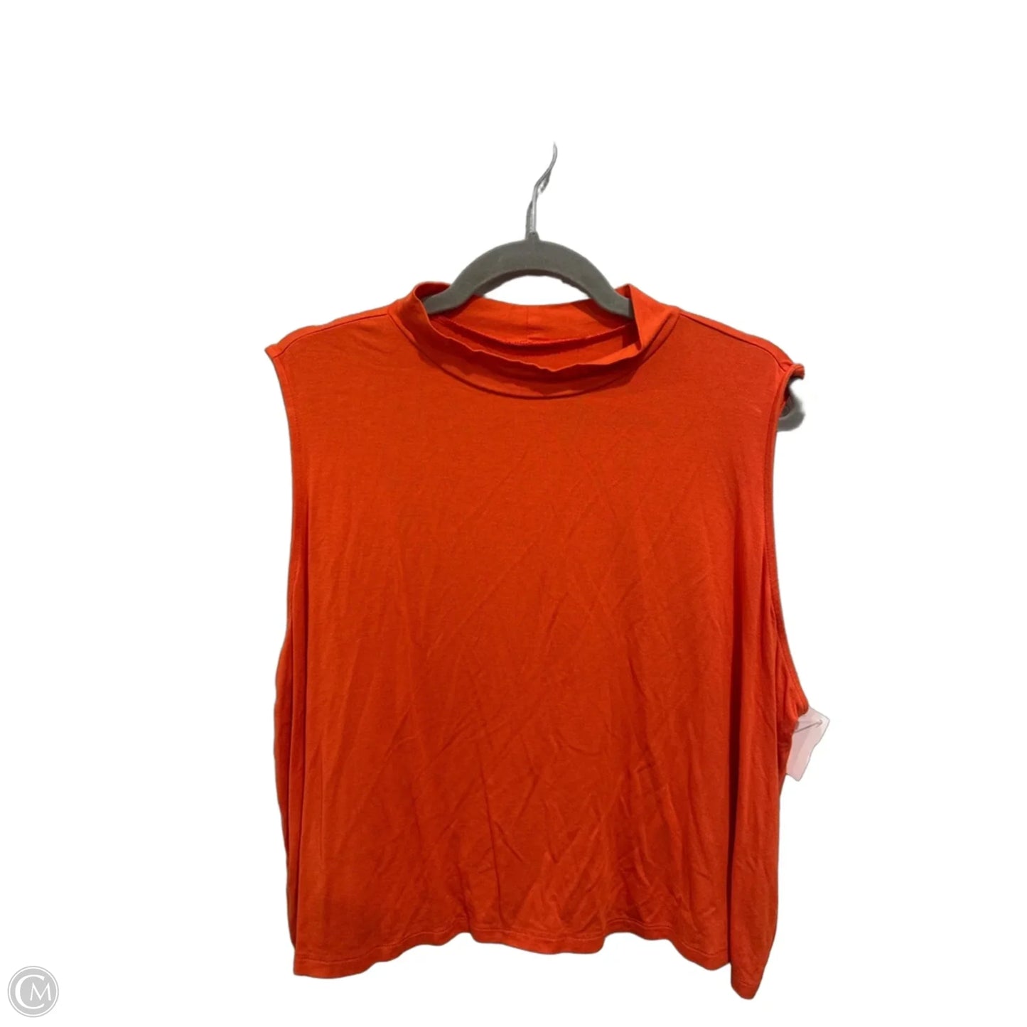 Top Sleeveless Basic By Ava & Viv In Red, Size: 2x
