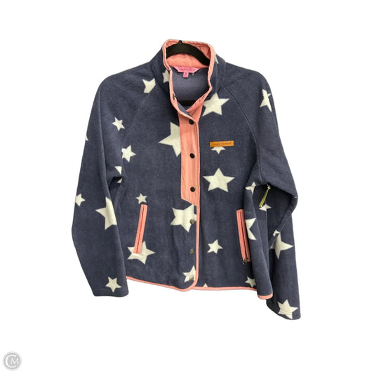 Sweatshirt Collar By Simply Southern In Navy, Size: M