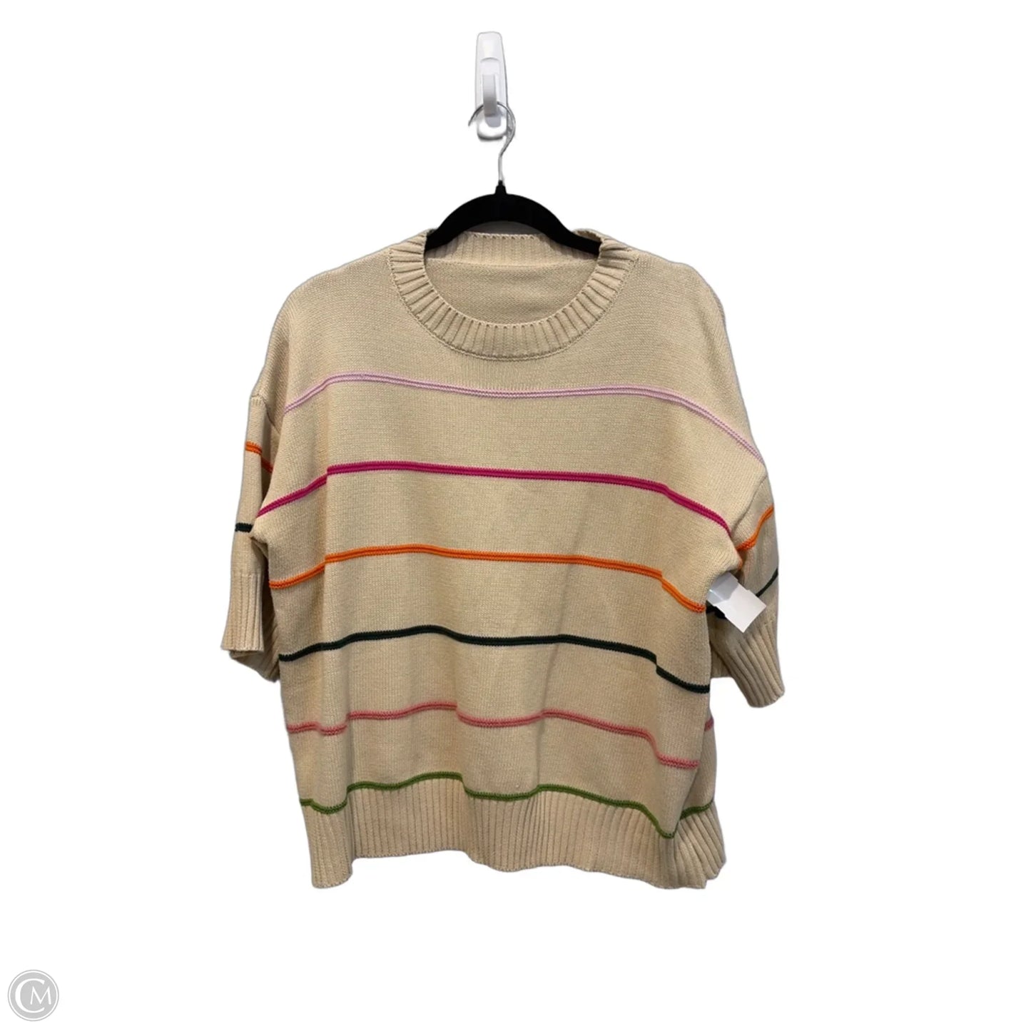 Sweater By Clothes Mentor In Beige, Size: L