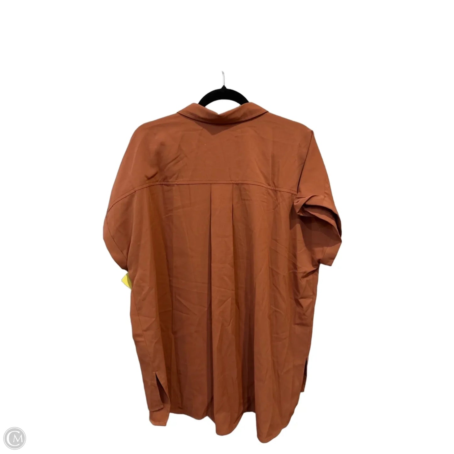 Top Short Sleeve By Entro In Orange, Size: Xl