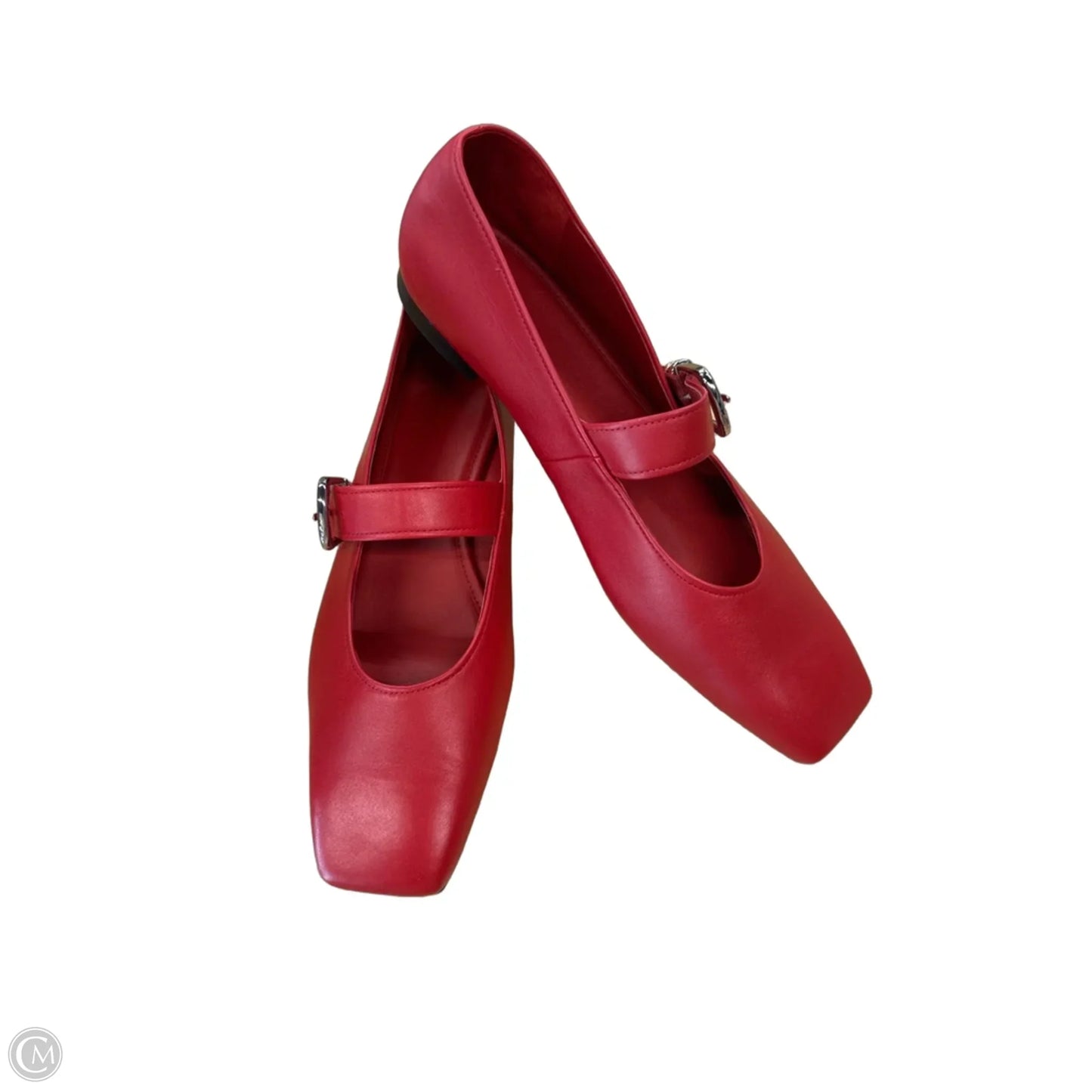 Shoes Flats By Vince In Red, Size: 10