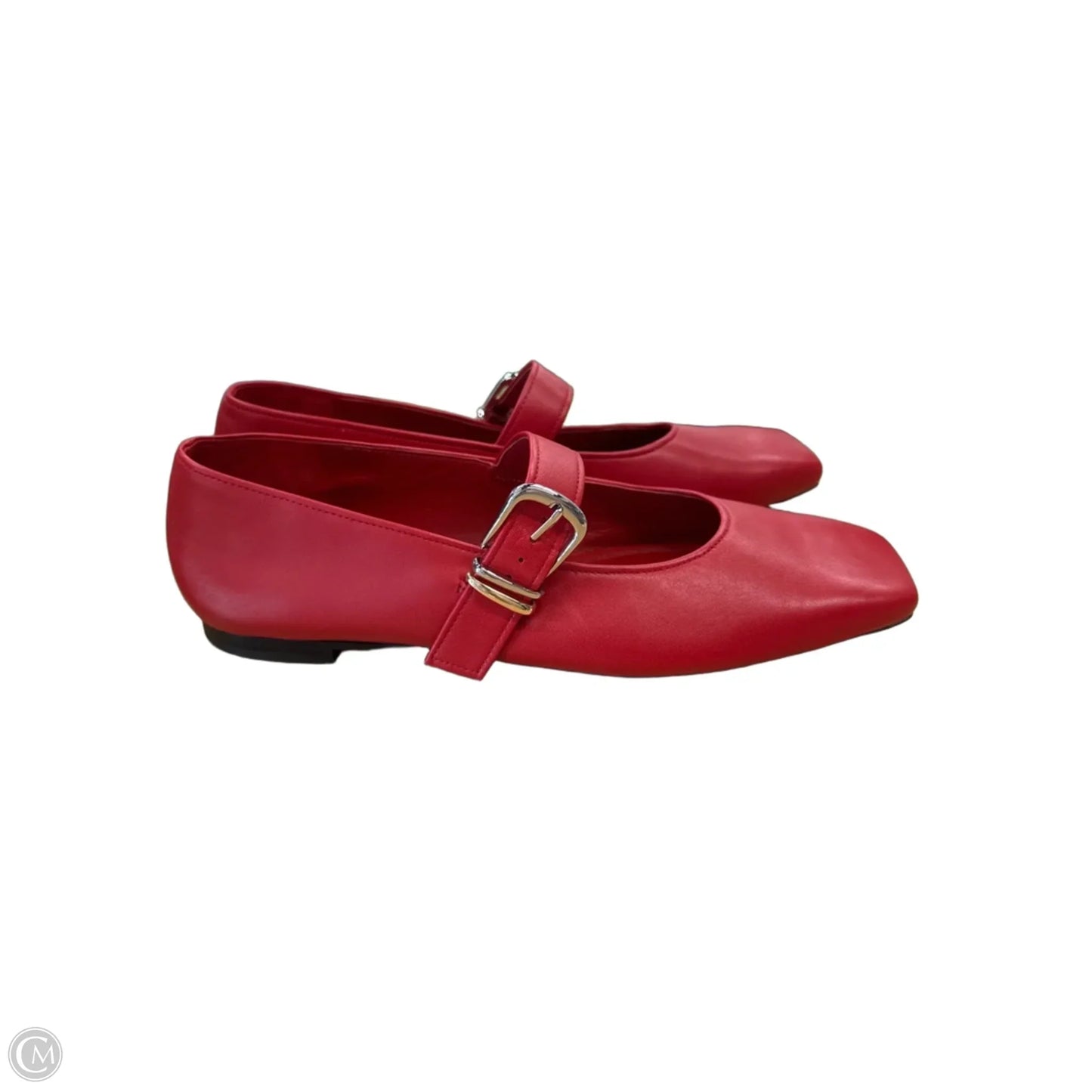 Shoes Flats By Vince In Red, Size: 10
