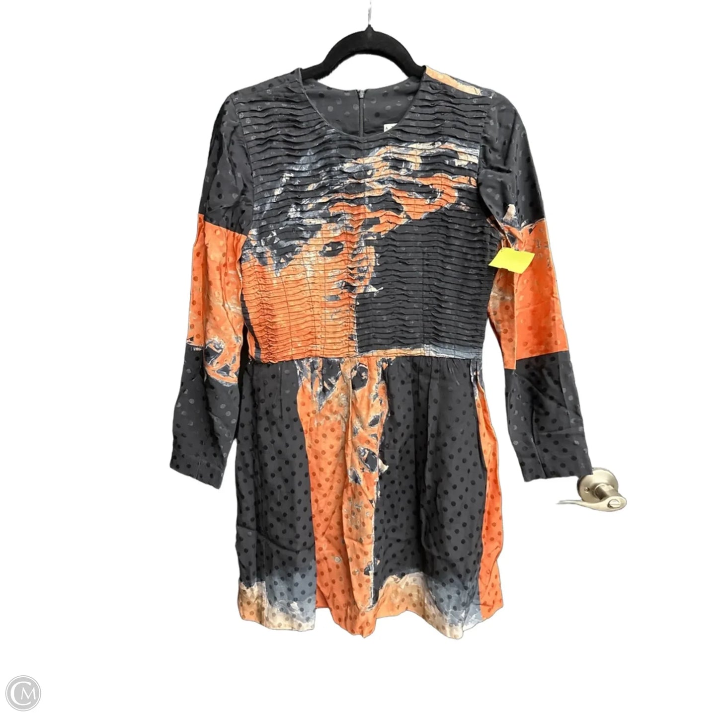 Dress Casual Short By Atelier In Blue & Orange, Size: S