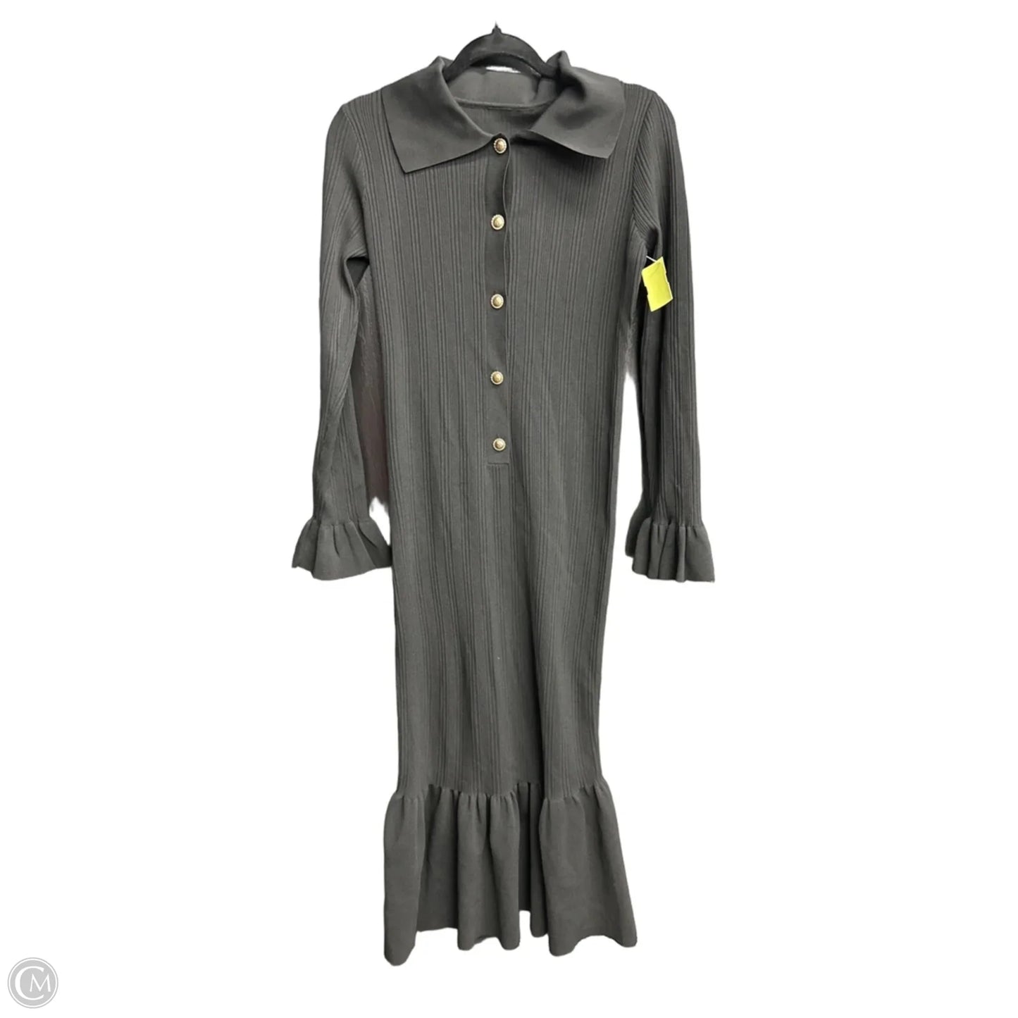 Dress Casual Maxi By Commense In Black, Size: S