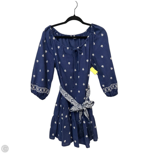 Dress Casual Short By A Loves A In Blue & White, Size: S