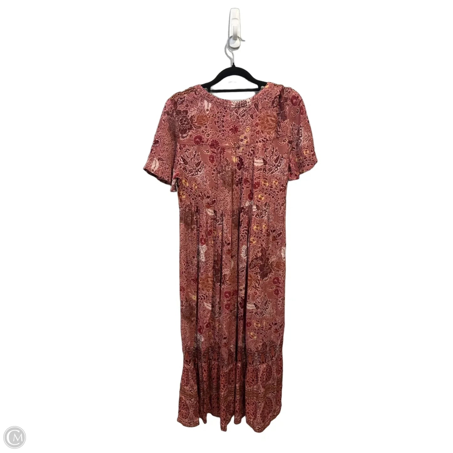 Dress Casual Midi By Knox Rose In Paisley Print, Size: Xs