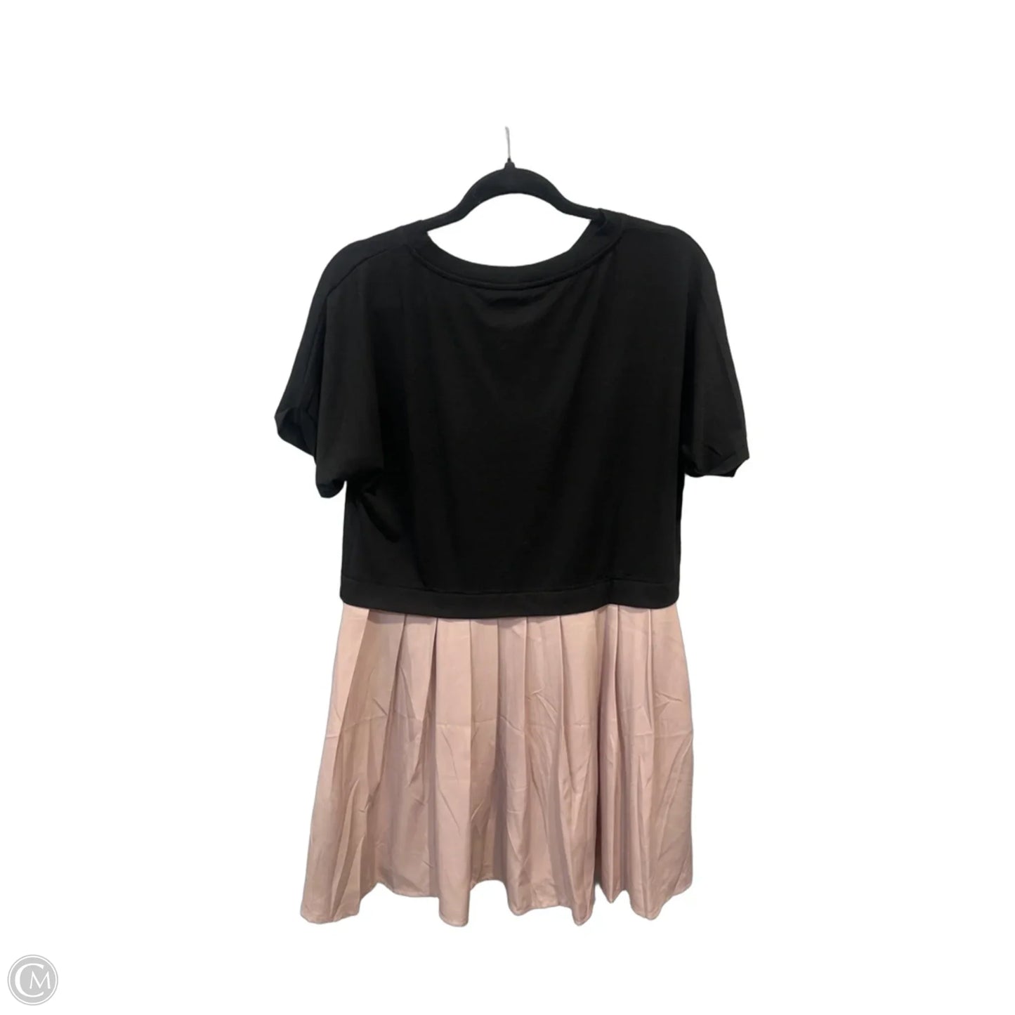 Dress Casual Short By Clothes Mentor In Black & Pink, Size: M