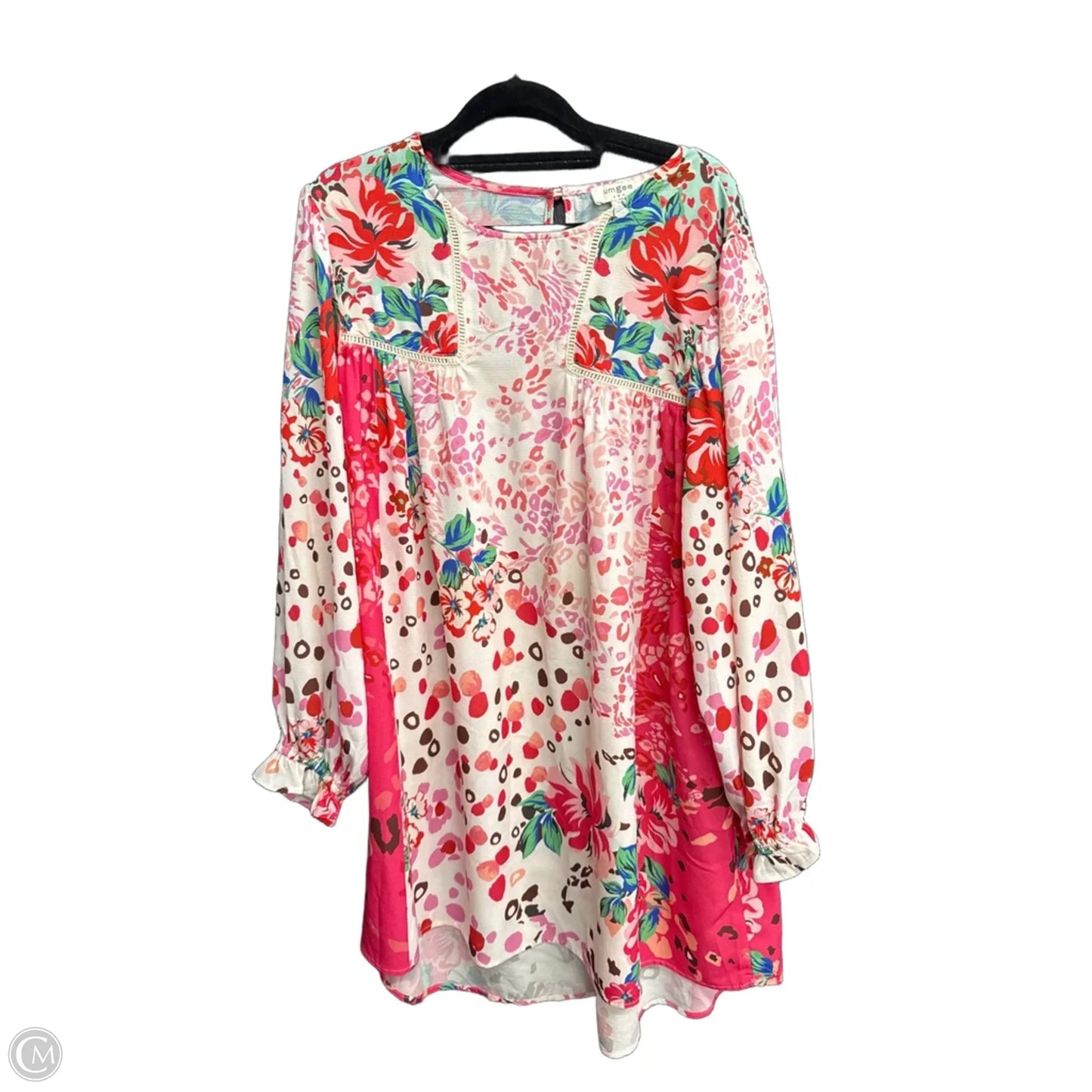 Dress Casual Short By Umgee In Floral Print, Size: L