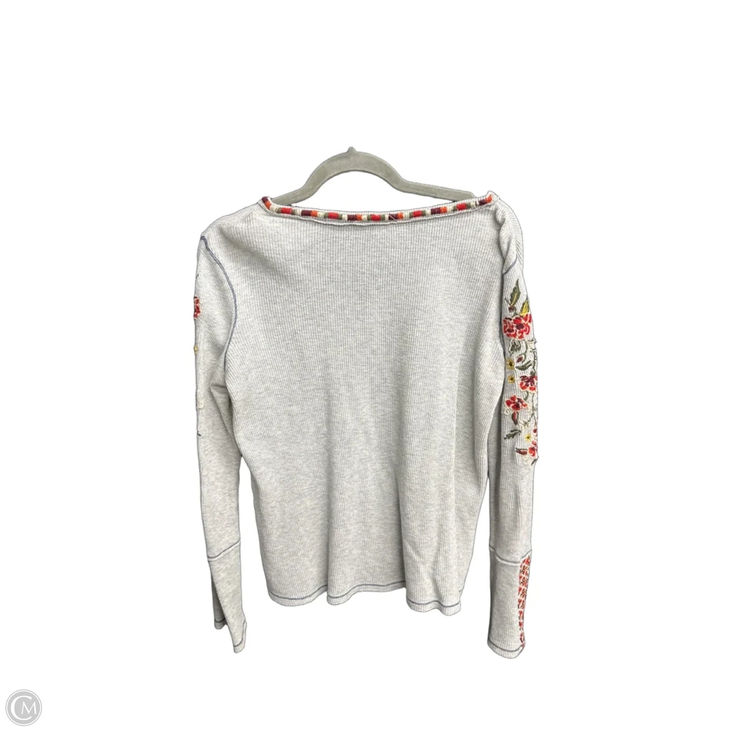 Top Long Sleeve By Sundance In Grey, Size: M
