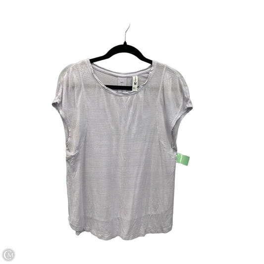 Athletic Top Short Sleeve By All In Motion In Purple, Size: S