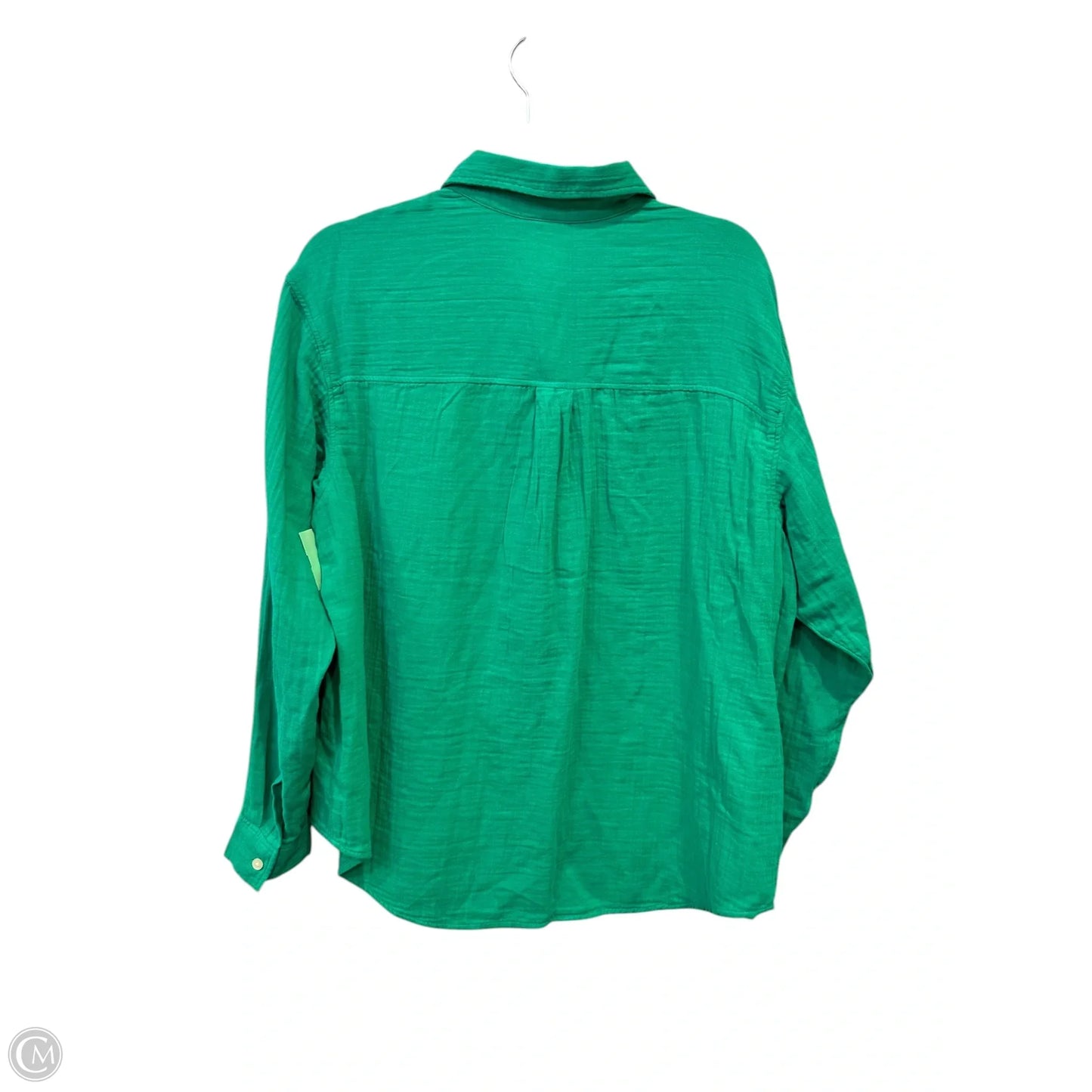 Top Long Sleeve By Gap In Green, Size: M