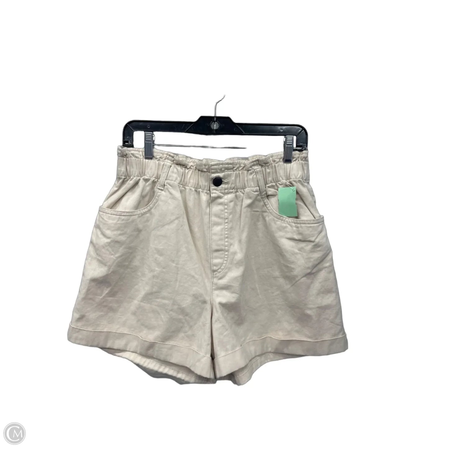 Shorts By H&m In Cream, Size: 8