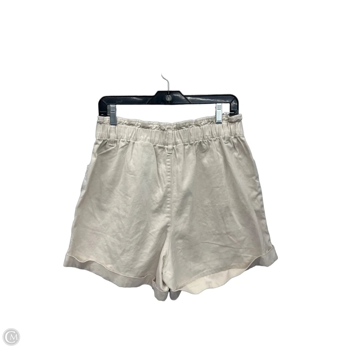 Shorts By H&m In Cream, Size: 8