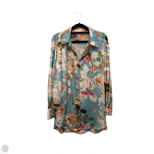 Top Long Sleeve By Entro In Floral Print, Size: S
